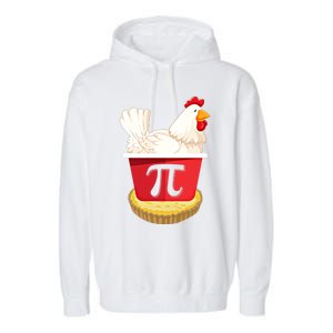 Funny Chicken Pot Pi Design Day Pie Day Math Lover Gift Garment-Dyed Fleece Hoodie