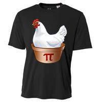 Funny Chicken Pot Pi (Pot Pie) Math Poultry Farmer Gift Cooling Performance Crew T-Shirt