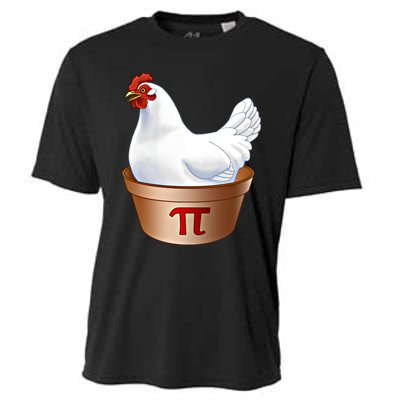 Funny Chicken Pot Pi (Pot Pie) Math Poultry Farmer Gift Cooling Performance Crew T-Shirt