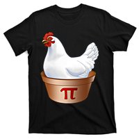 Funny Chicken Pot Pi (Pot Pie) Math Poultry Farmer Gift T-Shirt