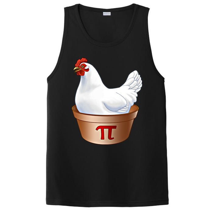 Funny Chicken Pot Pi (Pot Pie) Math Poultry Farmer Gift PosiCharge Competitor Tank