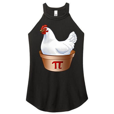 Funny Chicken Pot Pi (Pot Pie) Math Poultry Farmer Gift Women’s Perfect Tri Rocker Tank