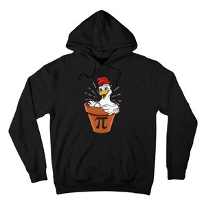 Funny Chicken Pot Pi Day Pie Math Lover Geek 3 14 Hoodie