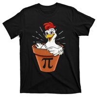 Funny Chicken Pot Pi Day Pie Math Lover Geek 3 14 T-Shirt