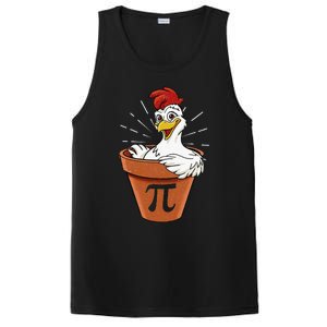 Funny Chicken Pot Pi Day Pie Math Lover Geek 3 14 PosiCharge Competitor Tank