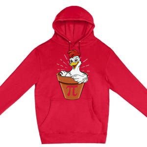 Funny Chicken Pot Pi Day Pie Math Lover Geek 3 14 Premium Pullover Hoodie