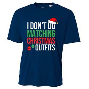 Family Christmas Pajamas I Dont Do Matching Christmas Outfits Cooling Performance Crew T-Shirt