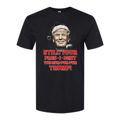 Funny Christmas President Trump Pajamas Ugly Christmas Softstyle CVC T-Shirt