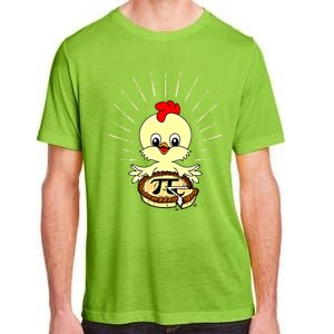 Funny Chicken Pot Pie Pi Day Math Lover 3 14 Nerd Mathematic Gift Adult ChromaSoft Performance T-Shirt