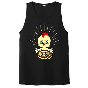 Funny Chicken Pot Pie Pi Day Math Lover 3 14 Nerd Mathematic Gift PosiCharge Competitor Tank