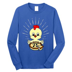 Funny Chicken Pot Pie Pi Day Math Lover 3 14 Nerd Mathematic Gift Long Sleeve Shirt