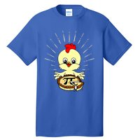 Funny Chicken Pot Pie Pi Day Math Lover 3 14 Nerd Mathematic Gift Tall T-Shirt