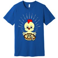 Funny Chicken Pot Pie Pi Day Math Lover 3 14 Nerd Mathematic Gift Premium T-Shirt