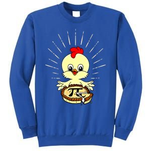 Funny Chicken Pot Pie Pi Day Math Lover 3 14 Nerd Mathematic Gift Tall Sweatshirt