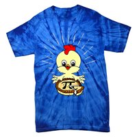 Funny Chicken Pot Pie Pi Day Math Lover 3 14 Nerd Mathematic Gift Tie-Dye T-Shirt