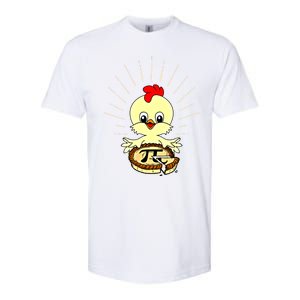 Funny Chicken Pot Pie Pi Day Math Lover 3 14 Nerd Mathematic Gift Softstyle CVC T-Shirt