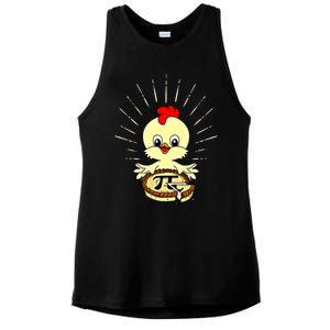 Funny Chicken Pot Pie Pi Day Math Lover 3 14 Nerd Mathematic Cool Gift Ladies PosiCharge Tri-Blend Wicking Tank