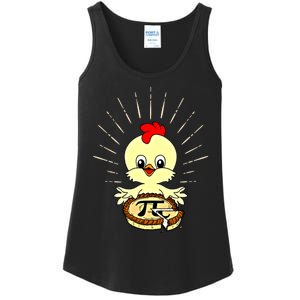 Funny Chicken Pot Pie Pi Day Math Lover 3 14 Nerd Mathematic Cool Gift Ladies Essential Tank