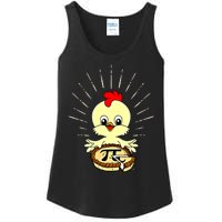 Funny Chicken Pot Pie Pi Day Math Lover 3 14 Nerd Mathematic Cool Gift Ladies Essential Tank