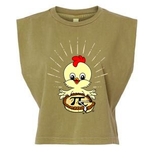 Funny Chicken Pot Pie Pi Day Math Lover 3 14 Nerd Mathematic Cool Gift Garment-Dyed Women's Muscle Tee