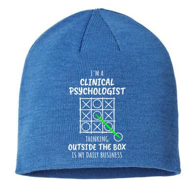 Funny Clinical Psychologist Gift Sustainable Beanie