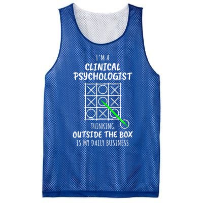 Funny Clinical Psychologist Gift Mesh Reversible Basketball Jersey Tank