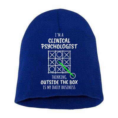 Funny Clinical Psychologist Gift Short Acrylic Beanie