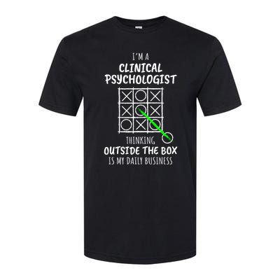 Funny Clinical Psychologist Gift Softstyle CVC T-Shirt