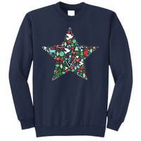 Festive Christmas Pattern Star Sweatshirt