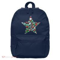 Festive Christmas Pattern Star 16 in Basic Backpack