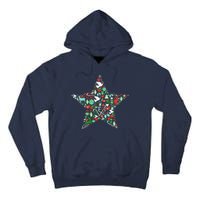 Festive Christmas Pattern Star Tall Hoodie