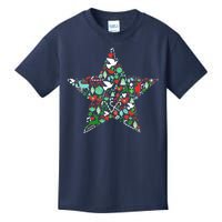 Festive Christmas Pattern Star Kids T-Shirt