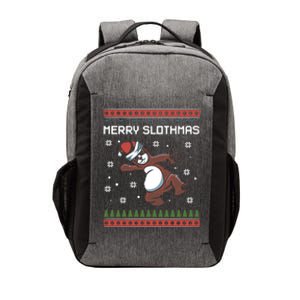 Funny Costume Pj Christmas Merry Slothmas Ugly Xmas Cool Gift Vector Backpack