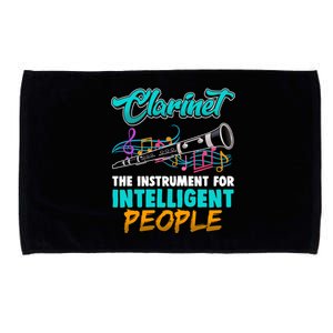 Funny Clarinet Player Funny Gift For Marching Bands Members Gift Microfiber Hand Towel