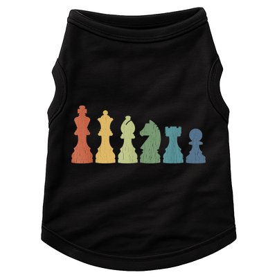 Funny Chess Pieces Board Game Lover Player Themed Chess Gift Doggie Tank