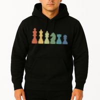 Funny Chess Pieces Board Game Lover Player Themed Chess Gift Hoodie
