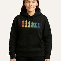 Funny Chess Pieces Board Game Lover Player Themed Chess Gift Hoodie