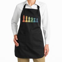 Funny Chess Pieces Board Game Lover Player Themed Chess Gift Apron