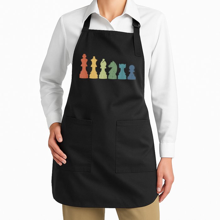 Funny Chess Pieces Board Game Lover Player Themed Chess Gift Apron