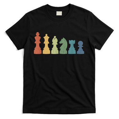 Funny Chess Pieces Board Game Lover Player Themed Chess Gift T-Shirt