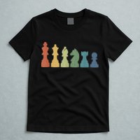 Funny Chess Pieces Board Game Lover Player Themed Chess Gift T-Shirt
