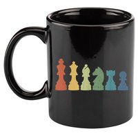 Funny Chess Pieces Board Game Lover Player Themed Chess Gift 11oz C Handle Ceramic Mug