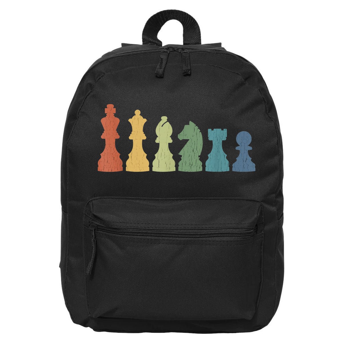 Funny Chess Pieces Board Game Lover Player Themed Chess Gift 16 in Basic Backpack