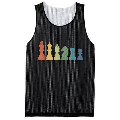 Funny Chess Pieces Board Game Lover Player Themed Chess Gift Mesh Reversible Basketball Jersey Tank