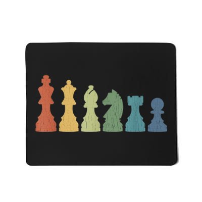 Funny Chess Pieces Board Game Lover Player Themed Chess Gift Mousepad