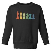 Funny Chess Pieces Board Game Lover Player Themed Chess Gift Toddler Sweatshirt