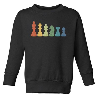 Funny Chess Pieces Board Game Lover Player Themed Chess Gift Toddler Sweatshirt