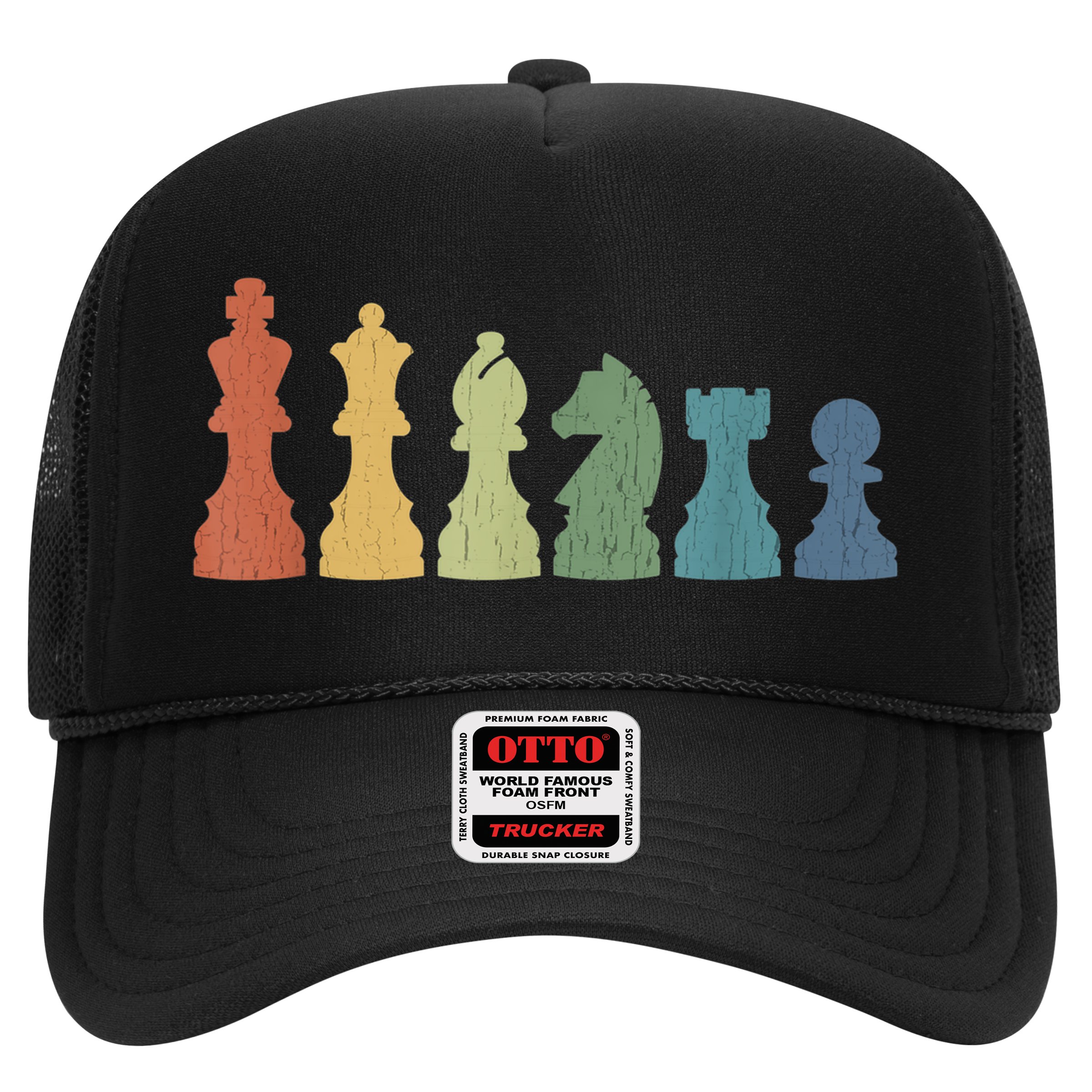Funny Chess Pieces Board Game Lover Player Themed Chess Gift Hat