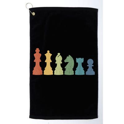 Funny Chess Pieces Board Game Lover Player Themed Chess Gift Golf Towel