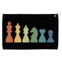 Funny Chess Pieces Board Game Lover Player Themed Chess Gift Grommeted Golf Towel